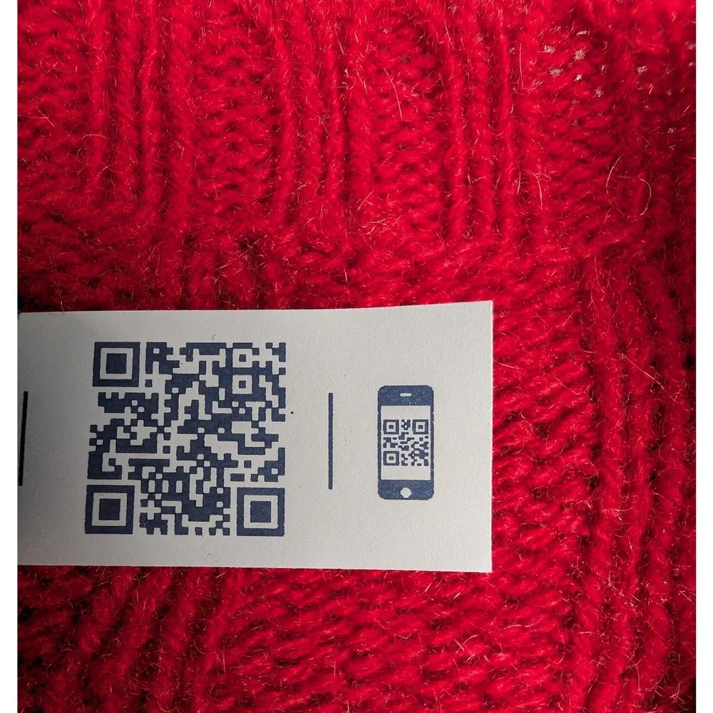 Polo Ralph Lauren Iconic Cable Knit Cashmere Sweater Men XXL Red Timeless Staple